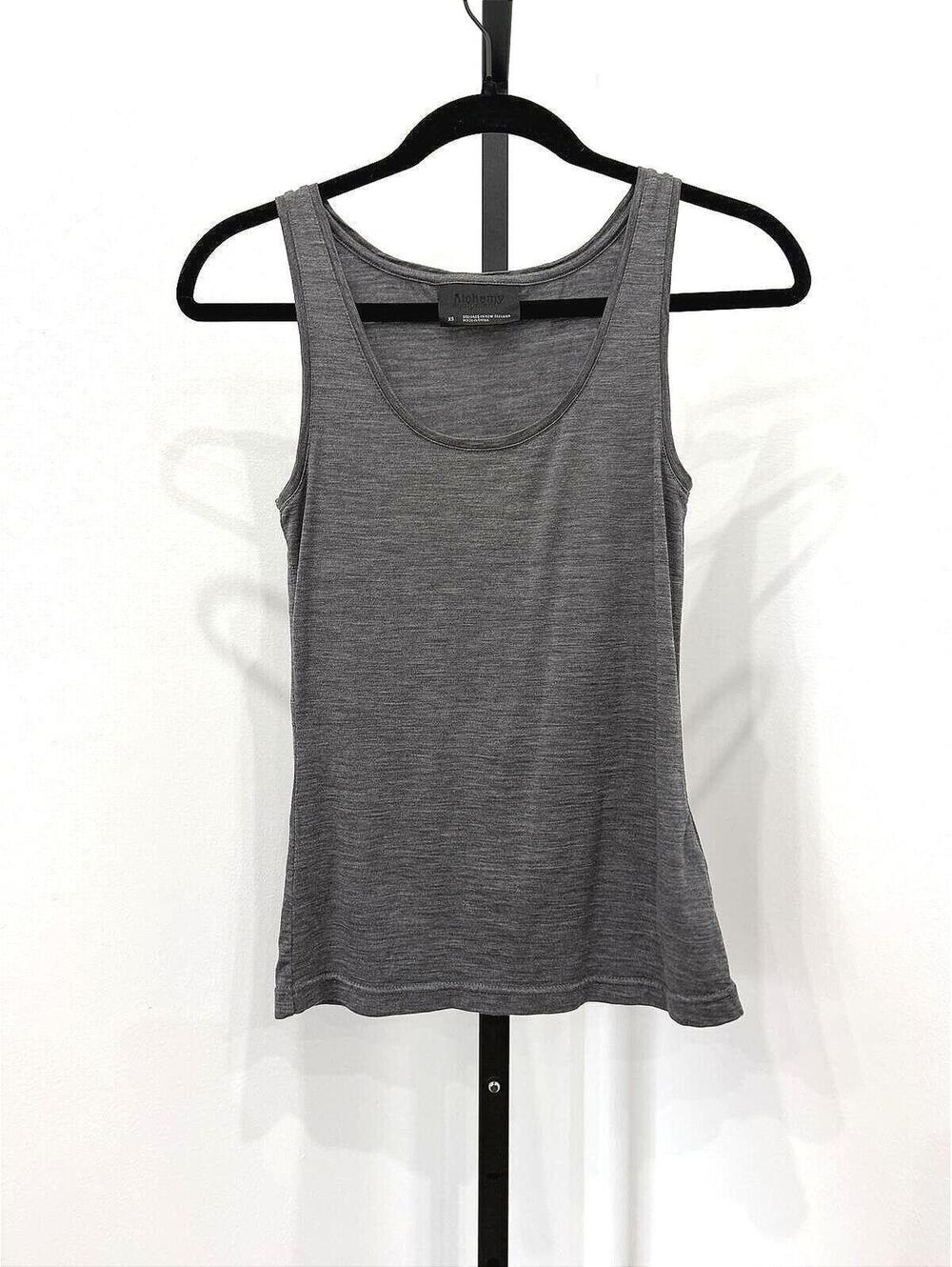 Alchemy Equipment Merino XS Gray Sleeveless Tank Top